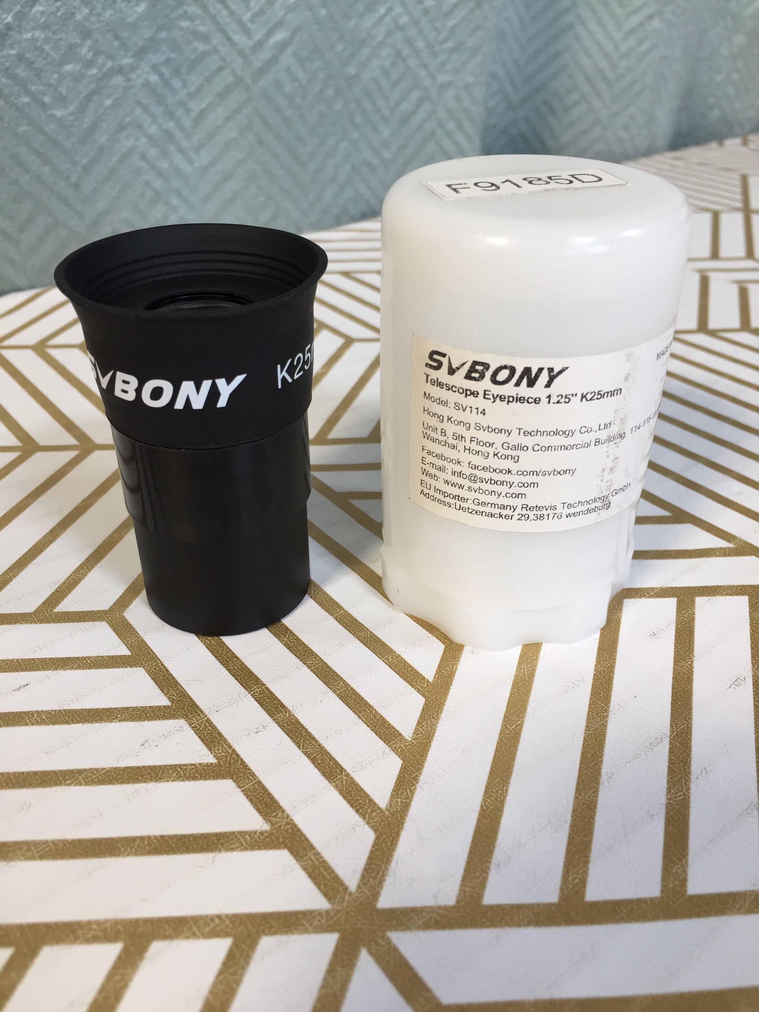 SVBONY Telescope Eyepiece SV114 1.25" K25mm (7704134058222)